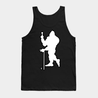 BIgfoot Playing Golff Player Tank Top